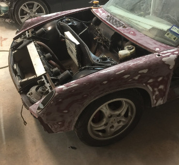 Porsche 914 getting ready for paint